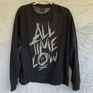 All Time Low, Dark Grey Crewneck, size M